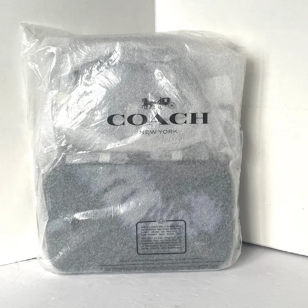 Coach Charter Tie Dye Slim Crossbody Blue Leather Sling Bag CU208 - Picture 5 of 12
